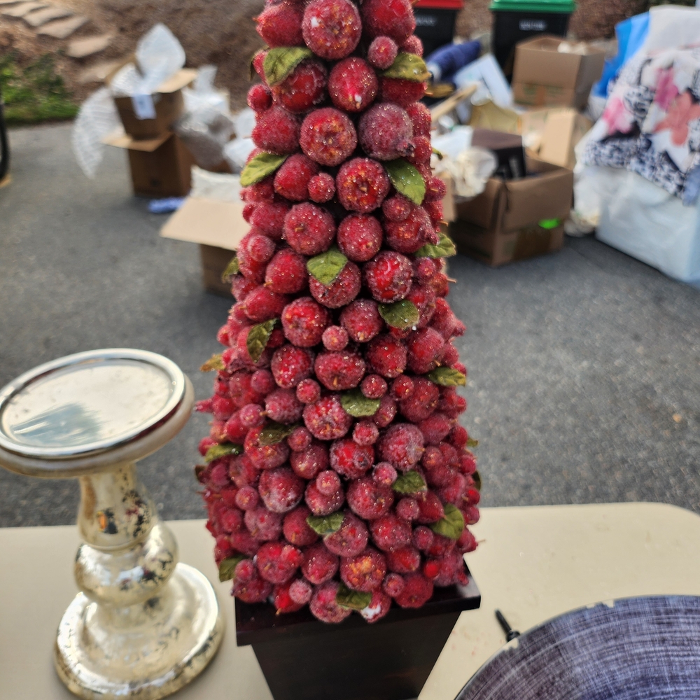 Festive Red Berry Topiary